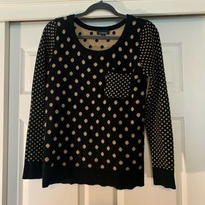 Black dot sweater